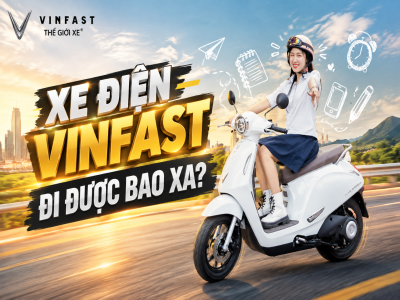 1 Lần Sạc Xe Máy Điện VinFast Đi Được Bao Nhiêu Km?